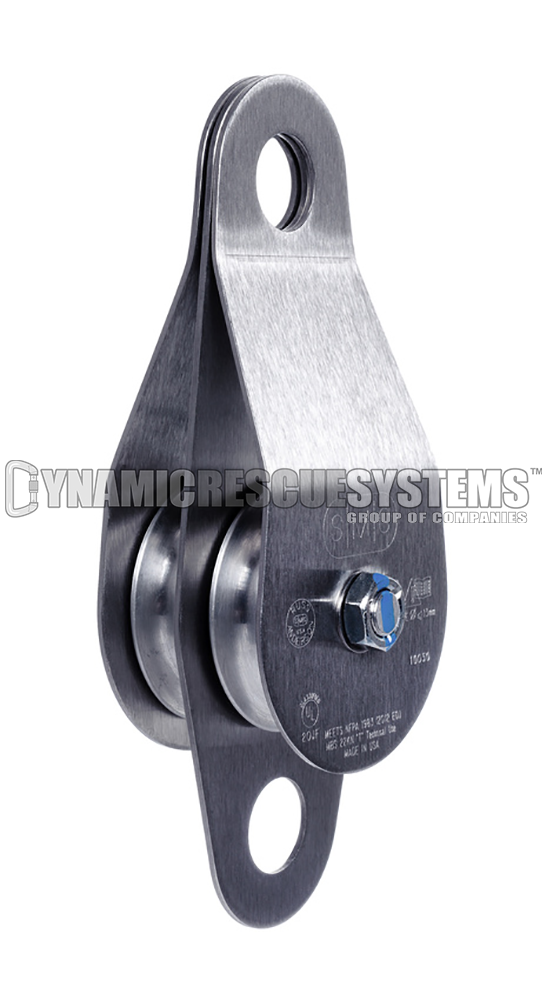 Double Stainless Steel Pulley - NFPA, SMC/RA - SMC - Dynamic Rescue - 1