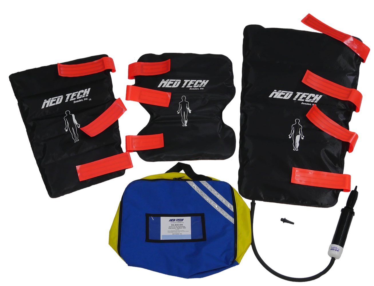 Extremity Splints Set Deluxe Vacuum Extremity Splint Set - Med Tech - Dynamic Rescue Systems