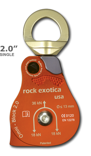 Omni-Block Swivel Pulley, Single - Rock Exotica