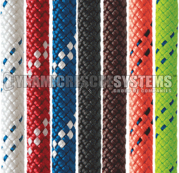 250m Static Ropes 12.5 mm Static Rope - KM III, New England - Dynamic Rescue Systems