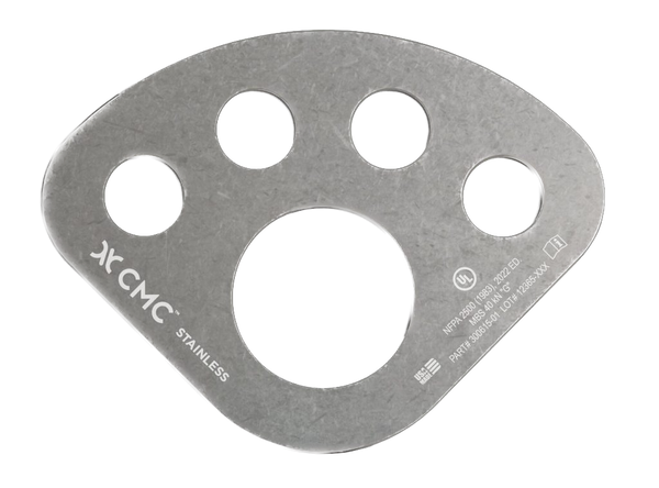Anchor Plate - Aluminum, NFPA, CMC - Dynamic Rescue Systems