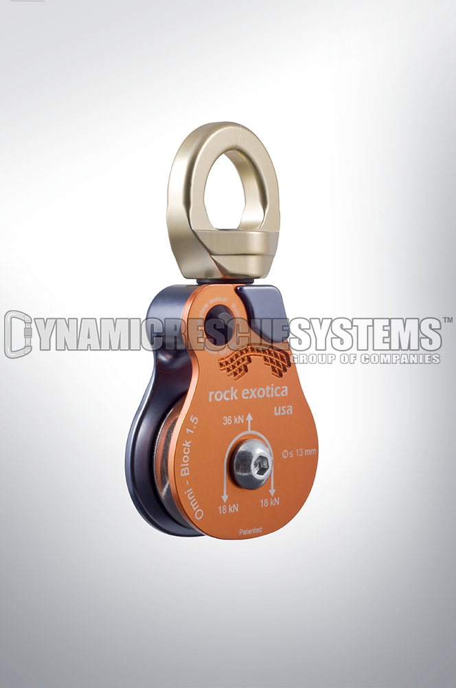 Omni-Block Swivel Pulley, Single - Rock Exotica