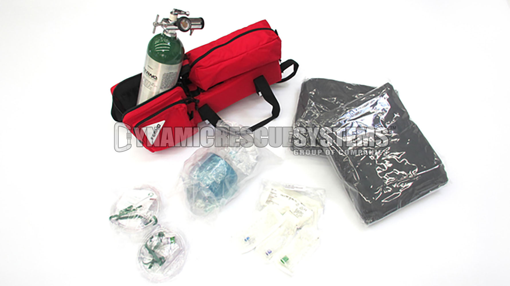 Oxygen Carrying Kit D-Size, MB5120, Red - Ferno - Ferno - Dynamic Rescue