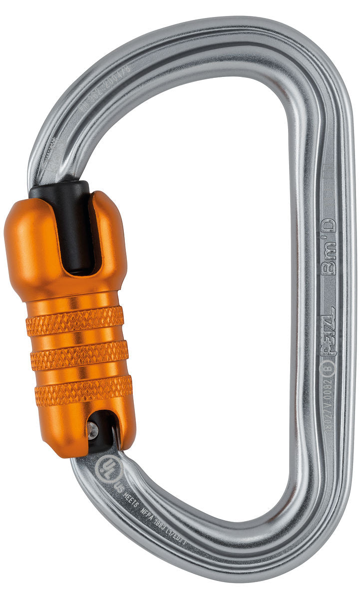 Bm'D Aluminum Carabiner - Petzl