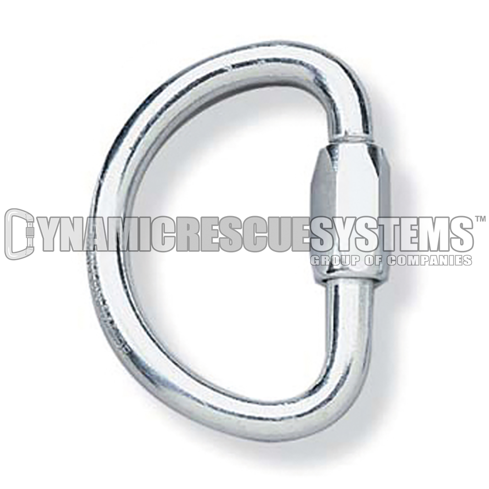 Half-Moon Screw Link - PMI, Galvanized Steel, 9.5 mm - PMI - Dynamic Rescue