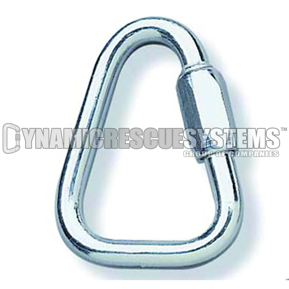 Triangular Screw Link Rope Rescue PMI Tagged