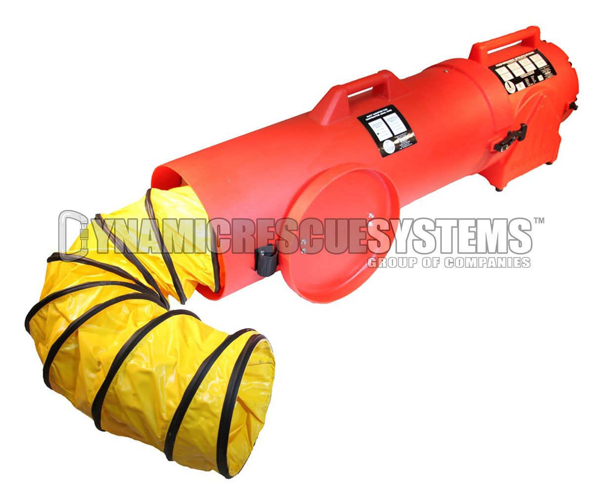 AC Axial Fan w/ Ducting and Canister - Air Systems - Air Systems International - Dynamic Rescue - 1