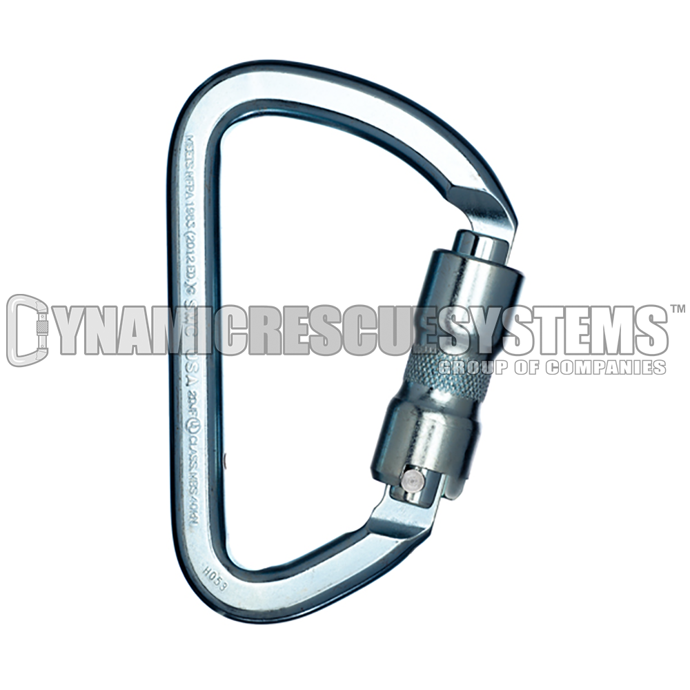 FP Lite Steel Carabiner - ANSI, SMC - SMC - Dynamic Rescue