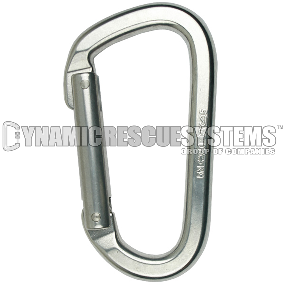 Light D Non-Locking Aluminum Carabiner - SMC - SMC - Dynamic Rescue - 1